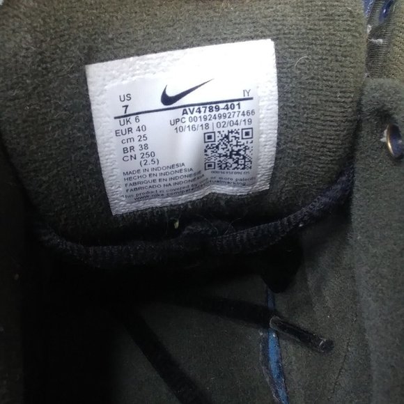 Nike M2K Tekno Mens 7 Shoes Blue Midnight Navy Bordeaux Sequoia AV4789-401 - Picture 3 of 12